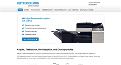 Desktop Screenshot of copy-center-erding.de